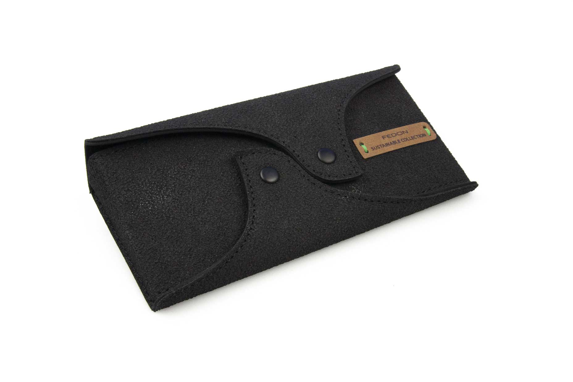 Astuccio Pieghevole Persol Per Occhiali – Microfibra Non Inclusa – Chiusura A Cerniera, Nero Classico