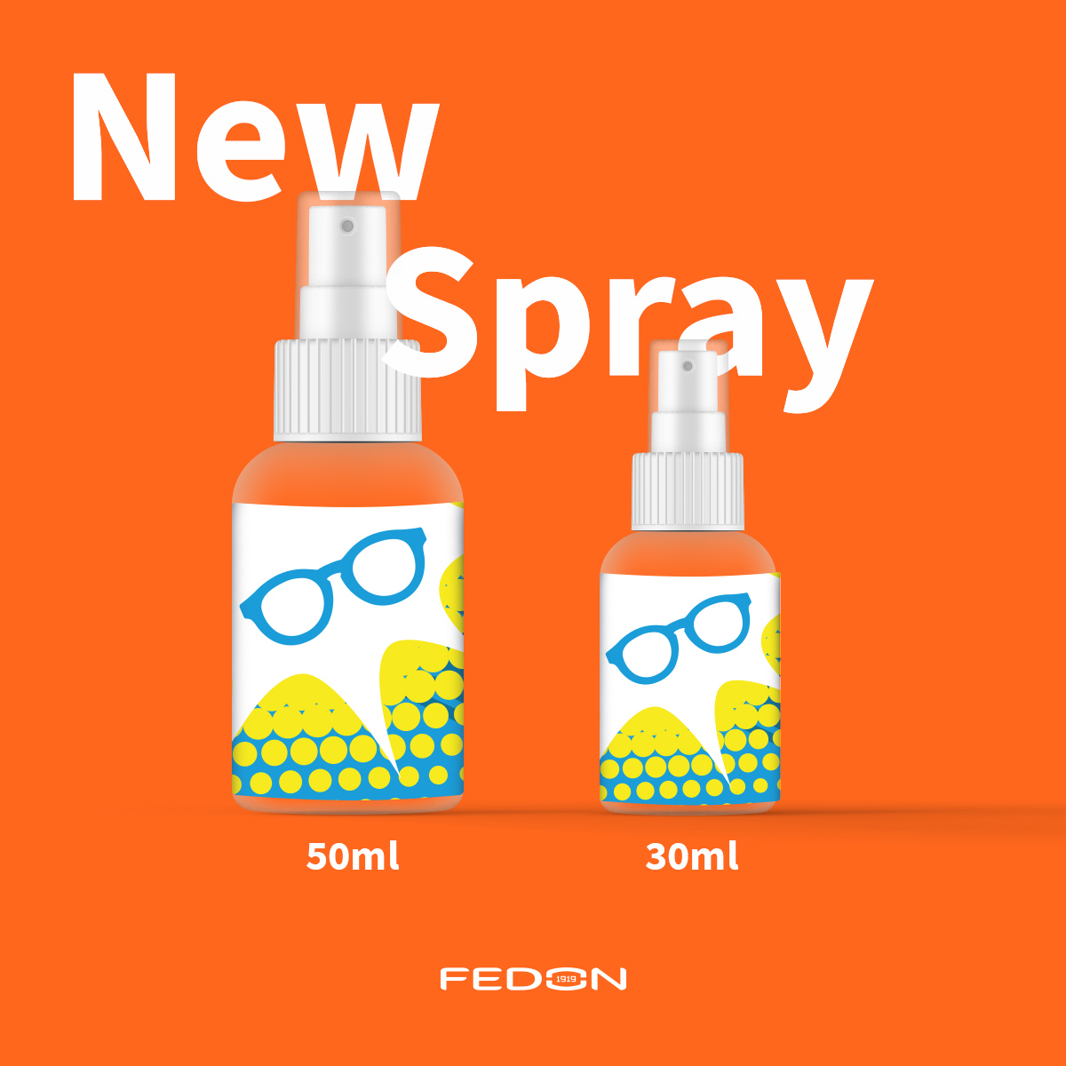 Spray Lens Cleaner avec étiquette personnalisable Fedon Group